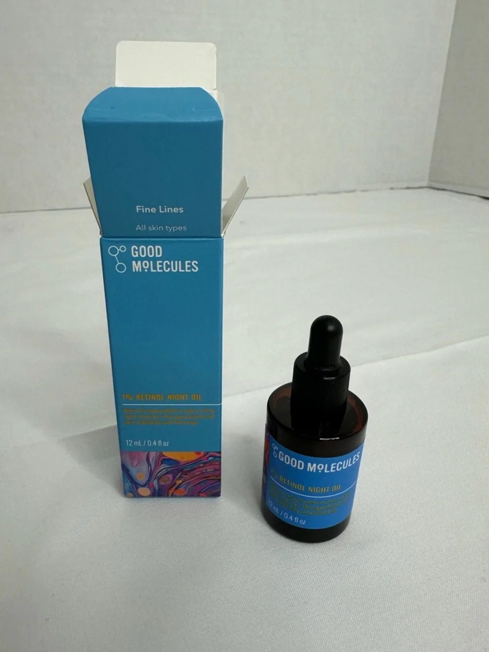 NIB Good Molecules 1% Retinol Night Oil 12ml Anti Aging Skincare Quiet Luxury